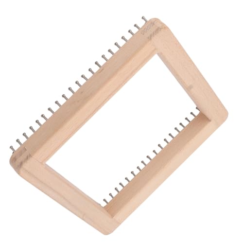 Mumusuki Handcrafted Knitting Looms Wooden, Blocking Board DIY Weaving Tool for Making Mats, Scarves, Hats, Headbands, Shawls, Blankets (L)