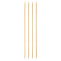 HARFINGTON 4Pcs Bamboo Knitting Needles Double Pointed Size US 8(5mm) Carbonized 14 Inch(36cm) Straight for Handmade Creative DIY Knitting Craft Yarn - size: US 8(5mm)