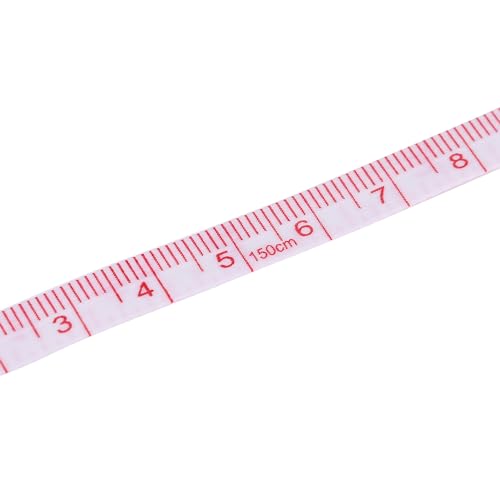 Accurate Tape Measure Tapeline Body Fitness Measuring Body Tailor Sewing Craft Cloth Measuring Tape 60 Inch/1.5M Dual Sided Retractable Ruler (Rural Rose)