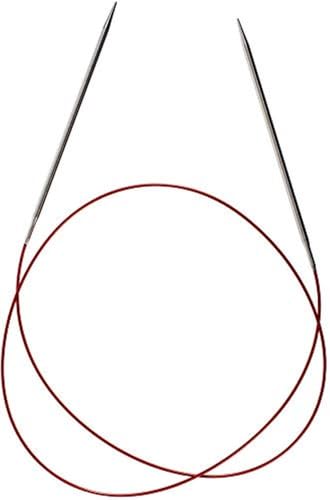 ChiaoGoo SS Red Lace Circular, 40-Inch (100 cm), US 4 (3.5 mm) - size: US 4 (3.5 mm)