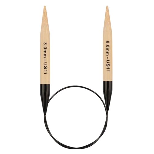 Knitter’s Pride Bamboo Luxe Fixed Circular Needle 24""(60cm) - US 11(8mm) - size: 8.00mm