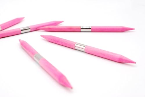 Lykke Knitting Needles, Blush 15cm (6”) Double Pointed Needles, Knitting Needles (2.75mm/US 2)