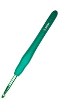 Hobekoee Size I/5.5mm Crochet Hook Ergonomic Handle for Arthritic Hands Soft & Smooth Knitting Needles for Beginners and Crocheting Yarn - size: 5.5mm