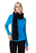 Cashmere Knitted Scarf for Women by Style Republic - color: Black