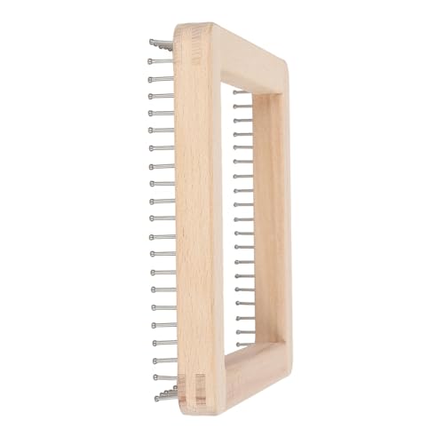 Knitting, Household Handmade Weaving, DIY Handcraft Wood Knitting Board Knitting Tool for Weaving Hat, Scarf, Blanket, Shawl for Children & Adults (20 * 20cm) - size: 20*20cm