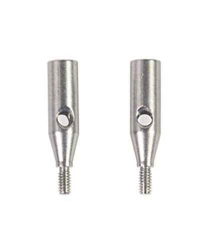 ChiaoGoo Interchangeable Adapter for Small S Needle Tips and Mini M Cables 2 Pieces 2501-AM