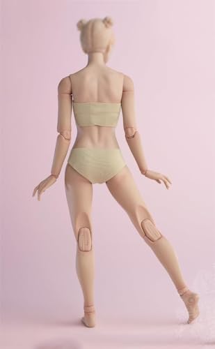 1/6 Scale Female Body,12inch Worldbox Super Flexible Joint Body Standard Version Pale Suntan Skin Articulated Body Doll Action Figure Body Collection (Light Suntan Skin) - color: Light Suntan Skin