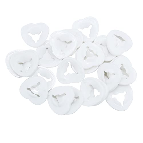 ARTCXC 30pcs 20 * 26mm Large Safety Nose for Crocheting DIY Crafts | Black Plastic Crafts Eyes for Crocheting of Doll, Puppet, Plush Animal Decor,with 30pcs Washers ,Easy to Install Manually - color: Safety nose