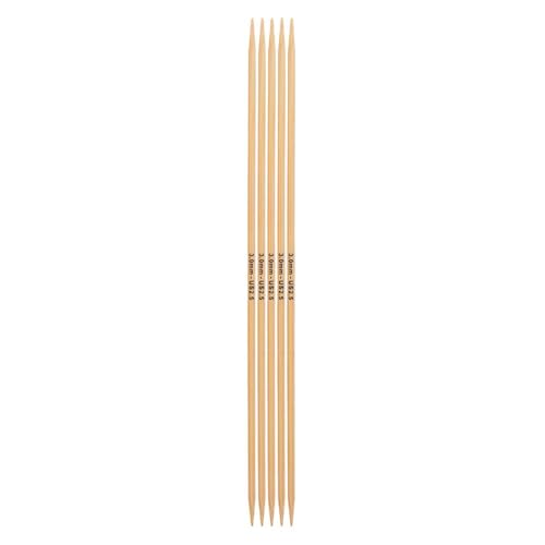 Knitter’s Pride Bamboo Luxe Double-Pointed Needles 8"" (20cm) – US Size 2.5 (3mm) - size: 3.00mm