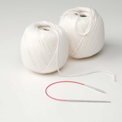 Addi 'Sockwonder' Lace Circular Needles 25cm/10, 4mm (US# 6), EasyKnit Rocket (EU Version) with red Cord - size: 4 mm (US# 6)