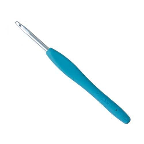 Clover 1048/I Crochet Hook, Green, Size I, 5.5 mm - size: US 7 / 4.50 mm