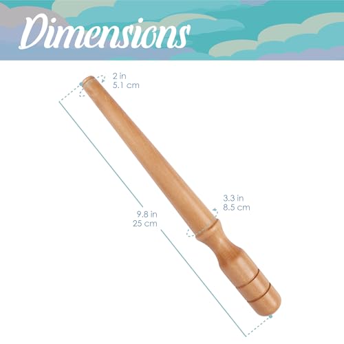 JubileeYarn Nostepinne Wooden Yarn Ball Winder - 8.5cm - 2 Winders - color: Nostepinne 8.5cm, size: 2 Units