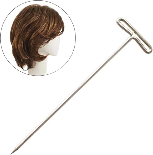 50 Pack 2 inch T Pins, T for Wigs, for Foam Head, T for Sewing, T for Blocking Knitting, Wig T, Blocking, T Pins for Office Wall 2 inch/ 51 mm