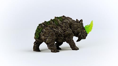 Schleich Eldrador - Battle Rhino Toy Figurine - Kids Ages 7+ | 70157 | Monster Figurine, Battle Creature Toy for Boys 7+, Fantasy Beast, Action Figure Gifts, Screen-Free Imaginative Pretend Play - style: Battle Rhino