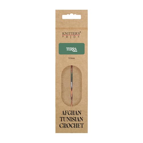 Knitter’s Pride Terra Afghan/Tunisian Crochet Hook – 3mm - size: 3.00mm