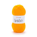 YarnArt Baby 100% Acrylic Knitting Yarn – 50g (150m) | Ultra-Soft & Lightweight | Baby & Kids’ Sensitive Skin Safe | Durable & Easy to Work with | Perfect for Knitting & Crochet (Baby, 586) - color: Mustard Yellow, style: Baby