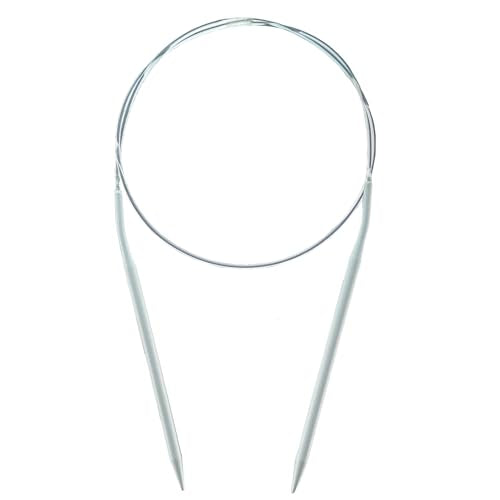 Mdoker Aluminum Circular Knitting Needle Size 6.5mm 24 Inch Circular Knitting Needles for Handmade Knitting DIY and Any Weaven Yarn Projects(6.5mm) - size: US-10.5-6.5mm
