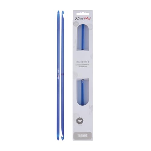 KnitPro Trendz Double-Ended Crochet Hook | US Size K (6.5mm) - size: US Size K (6.5mm)