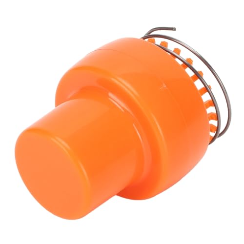 Jeanoko Mini Machine, Wire Crochet Orange Ergonomic Design Auto Release Safe Durable Wire Crochet Knitter for Hat Scarf Socks