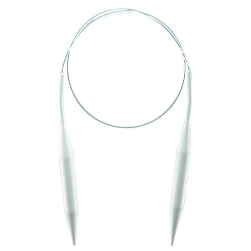 Mdoker Aluminum Circular Knitting Needle Size 17 24 Inch Circular Knitting Needles for Handmade Knitting DIY and Any Weaven Yarn Projects(US Size 17,12mm) - size: US-17-12mm