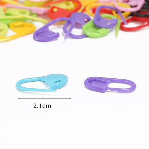 JUQWWQUJ Yarn Holder for Crocheting and Knitting,Yarn Spindle with Double Spindles,Magnetic Yarn Holder,Includes 9 Crochet Hooks,20 Stitch Markers,and 20 Hand Sewing Needles,Wooden Yarn Spinner