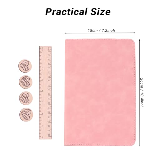 Cowenhey Pattern Holder, Knitting Chart Holder, Accessories Knitting Pattern Holder Foldable Knitting Chart Keeper with Ruler for for Fixed Crochet Pattern on Knitting Pattern Holder (Green) - color: Green