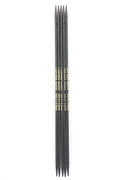 Lantern Moon Ebony Wood Double Pointed Needles 8" (20cm) | US Size 2.5 (3.0mm) - size: US 2.5 (3mm)