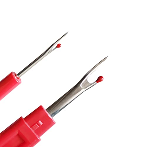 Sewing Seam Ripper Tool Thread Remover Kit 2 Big and 2 Small Handy Stitch Tools 1 Pack Thread Snips,1Pack 5 Scissor, 1 Sewing Tape Measure