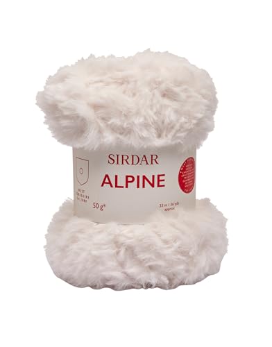 Sirdar Alpine - Luxe Faux Fur Yarn - Polar (400) - 50g - color: Polar