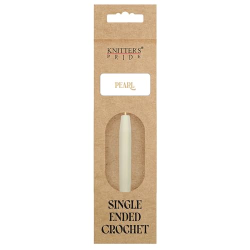 Knitter’s Pride Pearl Single-Ended Aluminum Crochet Hook - 2.50mm - size: 2.50 mm