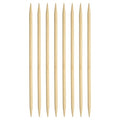 HARFINGTON 8Pcs Bamboo Knitting Needles Double Pointed Size US 9(5.5mm) 7.9 Inch(20cm) Straight for Handmade Creative DIY Knitting Craft Yarn Projects - size: US 9(5.5mm)