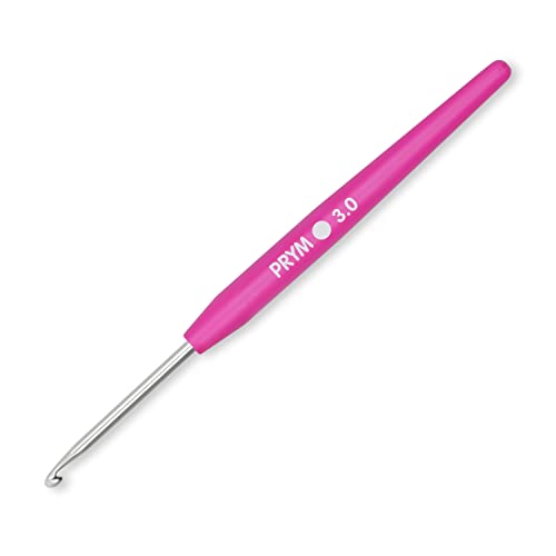 Prym Soft Grip Aluminum Crochet Hook Set, 2-6mm | Multicolor, Crochet Essentials