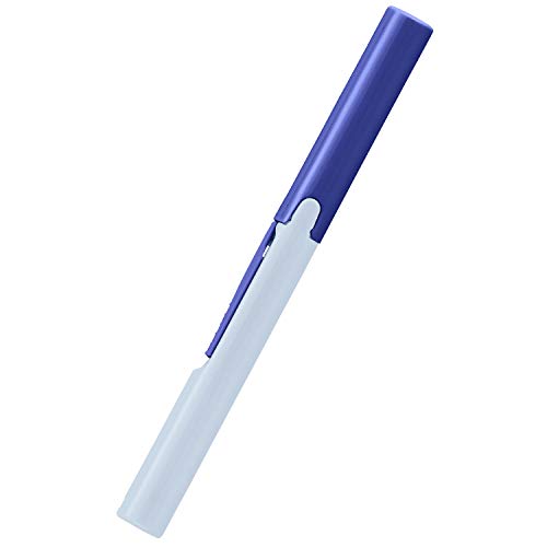 Plus Pen Style Non-Stick Compact TSA Twiggy Scissors with Cover, Blue - color: Blue, size: 1-Pack
