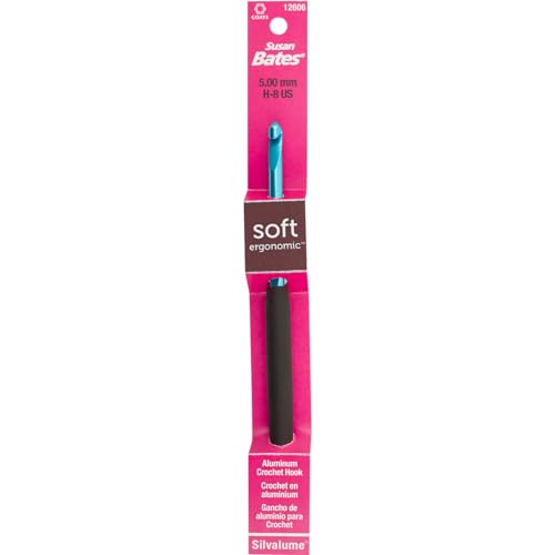 Susan Bates Soft Ergonomic Aluminum Crochet Hook