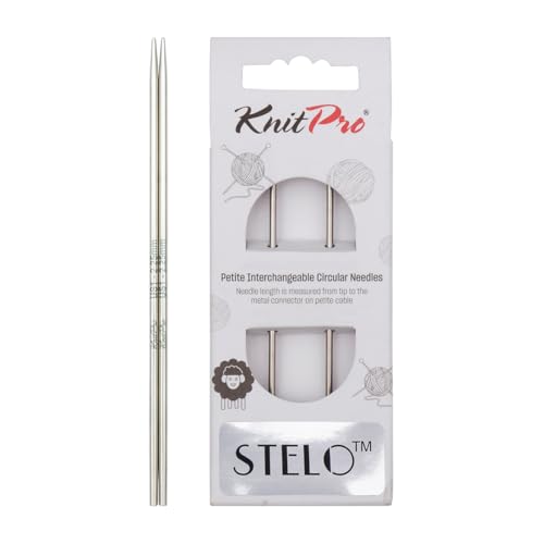 KnitPro Stelo Petite Interchangeable Tips 3" (7.5cm) | US Size 1 (2.25mm) - size: US Size 1 (2.25mm)