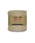 CIRCULO Premium T-Shirt Yarn. Bulky Yarn - Soft, Lightweight, Seamless, Knot-Free. Easy-to-Use, Fettuccini Zpagetti, for Crocheting & Knitting- 153.1 yds, (7895 - Nest) - color: 7895 - Nest