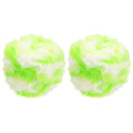 PATIKIL 70 Yards Fur Yarn, 2 Skeins 100 Grams Soft Plush Fluffy Chunky Polyester Faux Fur Eyelash Yarn for Crocheting Hand Knitting Blanket Hats Crochet Crafting, Green - color: Green