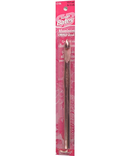 Silvalume Aluminum 5-1/2" Crochet Hook: Size 'N 15 - size: N15 (10mm)