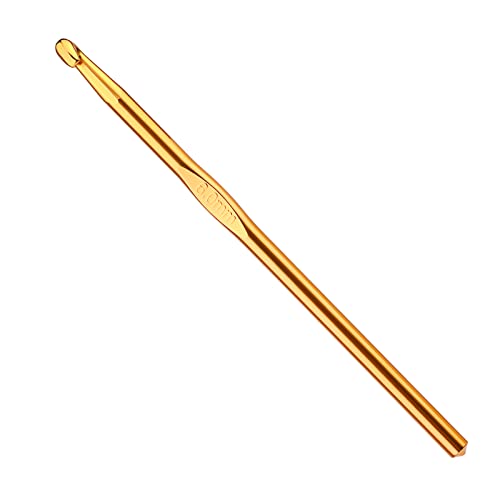 Iuuidu 6mm Aluminum Crochet Hook, Smooth Crochet Needles | Crochet Hooks for Arthritic Hands, Knitting Needles for Yarn Craft, Great Handmade DIY Present for Friends, Random Color - color: Aluminum Crochet Hook, size: 6.0mm