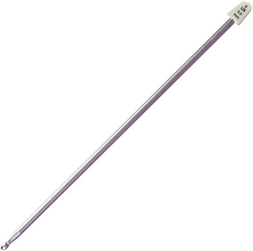 Susan Bates 10-Inch Silvalume Aluminum Afghan Hook, 5mm, Assorted Colors - style: Turquoise,5mm