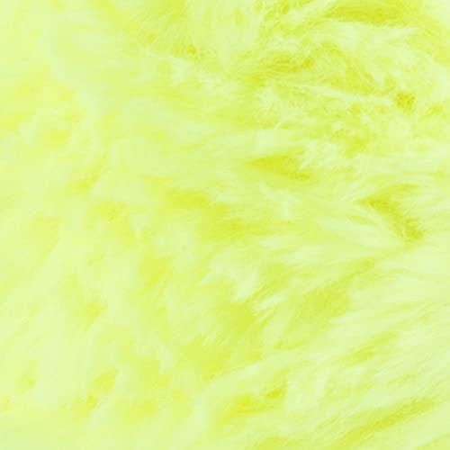 (1 Skein) Lion Brand Yarn Go for Faux Bulky Yarn, Lightning Bug - color: Lightning Bug, size: 1 Pack