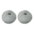 PATIKIL 2 Skeins Mohair Yarn, Soft Yarn Faux Mohair Fuzzy Fur Fine Fluffy Yarns Thin for Crocheting Knitting Sweater Scarf Hat Crafts Blanket Rug, Gray - color: Gray