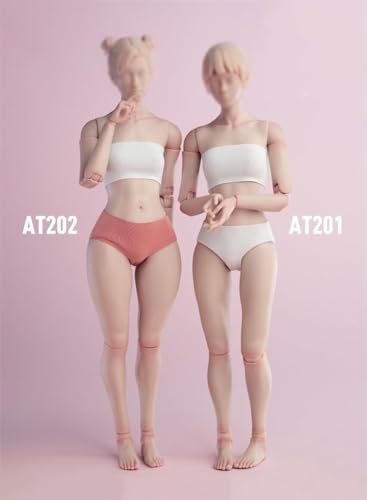 1/6 Scale Female Body,12inch Worldbox Super Flexible Joint Body Standard Version Pale Suntan Skin Articulated Body Doll Action Figure Body Collection (Light Suntan Skin) - color: Light Suntan Skin