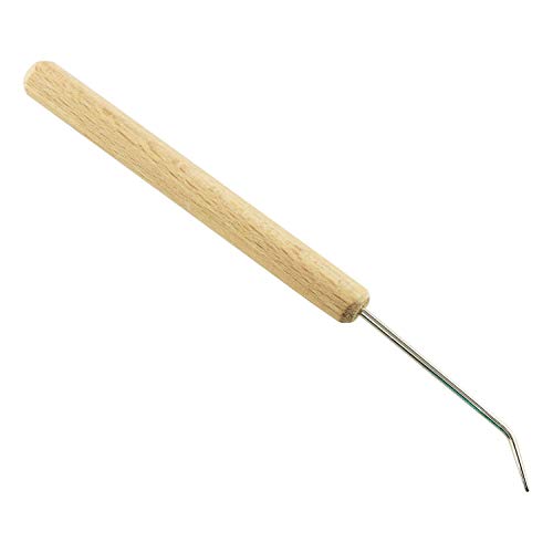 Tegg Crochet Hook 2PCS Wooden Handle Loom Knit Hooks Needle Hooks for Knitting Crafts