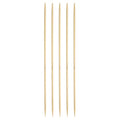 Generic 5Pcs Bamboo Knitting Needles Double Pointed US 2.5(3mm) 7.9 Inch(20cm) Straight for Handmade Creative DIY Knitting Craft Yarn, Yellow