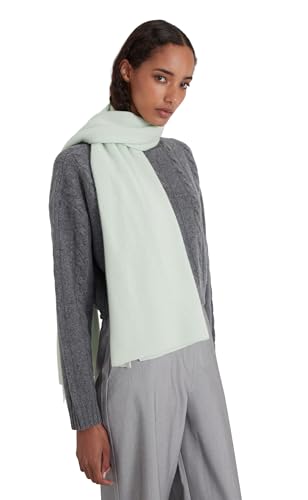Cashmere Knitted Scarf for Women by Style Republic - color: Fog Green