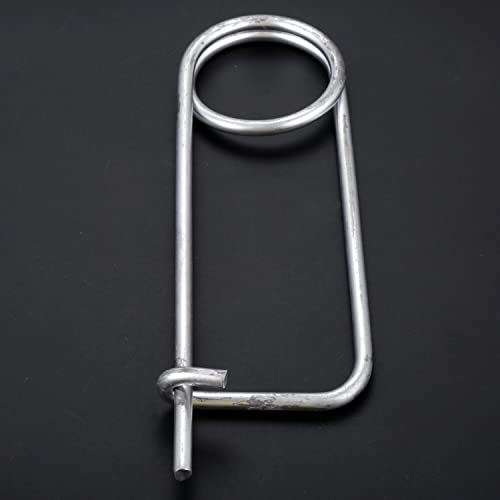 1Set Brooch Shape Steel Cotter Safety Pins Spring Pin Quick Lock Brooch Locking Fastener for Farm Lawn Garden Hitch -8Sizes (8PCS/Set, Size:3.2*64*23mm/0.13*2.52*0.89inch) - size: Size:3.2*64*23mm/0.13*2.52*0.89inch