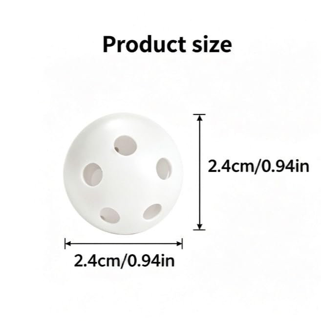 10 Pcs White Rattle Balls Inserts Rattle Box Repair Noise Maker Noise Maker Insert Rattle for Puppet Pet Rattles and Rings