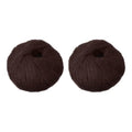 PATIKIL 2 Skeins Mohair Yarn, Soft Yarn Faux Mohair Fuzzy Fur Fine Fluffy Yarns Thin for Crocheting Knitting Sweater Scarf Hat Crafts Blanket Rug, Coffee - color: Coffee