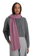 Cashmere Knitted Scarf for Women by Style Republic - color: Dull Rose
